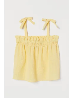 Топ из ткани сирсакер H&M 260797360 купить за 749 ₽ в интернет‑магазине Wildberries