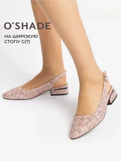 Туфли женские на низком каблуке O`SHADE 306906268 купить за 2 009 ₽ в интернет‑магазине Wildberries